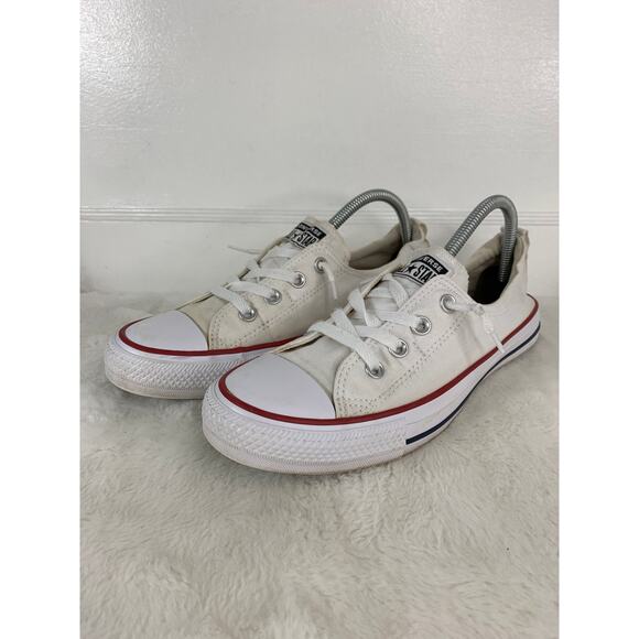Converse Shoreline Ox Womens Size 10 White Slip On Shoes 537084F - Picture 1 of 8